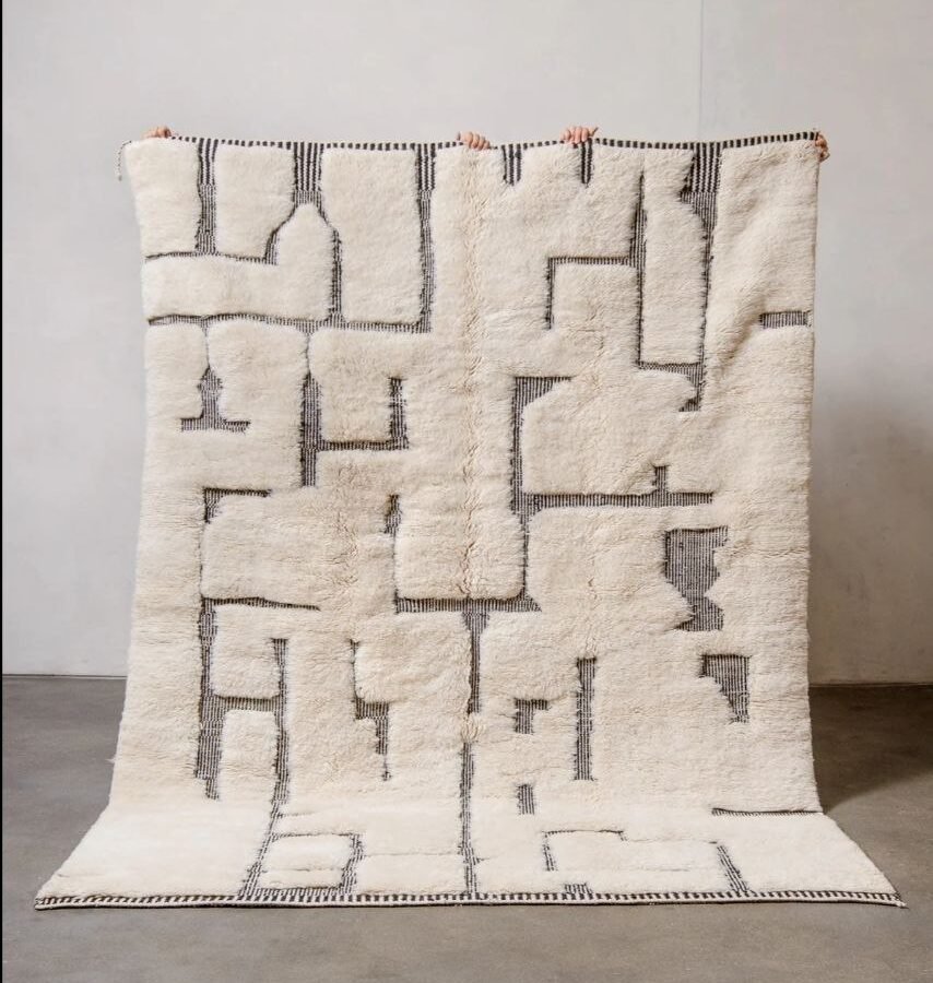 Moroccan Rug 8x10 – Handwoven Wool Rug for Living Rooms Moroccan Rug 8x10