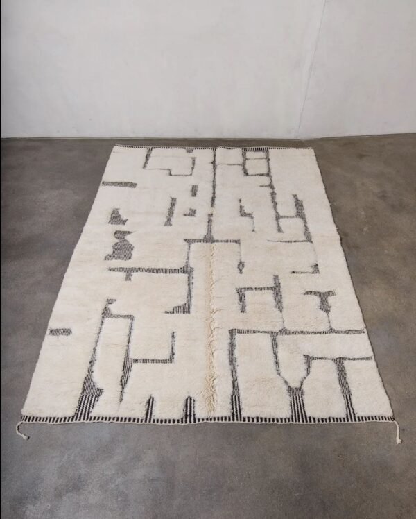 Moroccan Rug Handwoven Wool Rug for Living Rooms Moroccan Rug 8x10 – Handwoven Wool Rug for Living Rooms