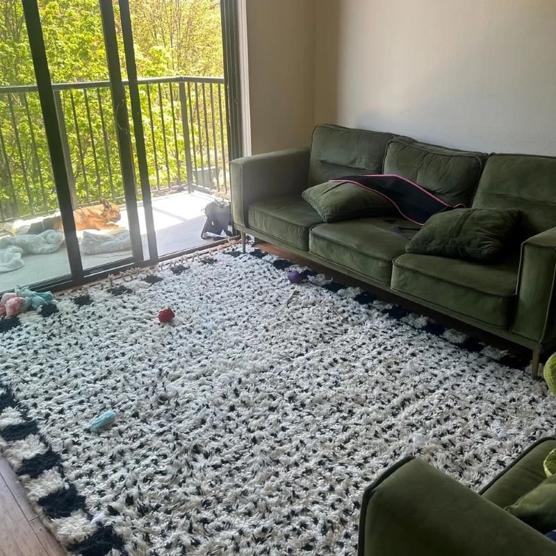 How to Style Your Black and White Berber Rug
